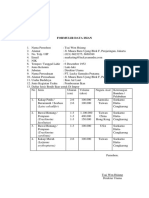 Formulir Data Isian