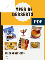 Types of Dessert