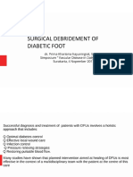 Surgical Debridement of Diabetic Foot - Dr. Prima Kharisma, SPBTKV