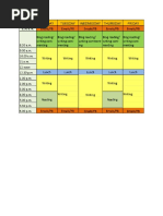 SCHEDULE&TIME TABLE