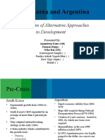 South Korea and Argentina: Contributions of Alternative Approaches To Development