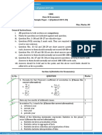 Economics Sample Paper 1 PDF