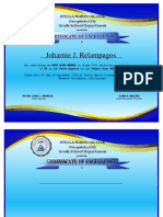 Certificate - HONORS