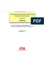 ITEE FE (Level 2) Syllabus Version 4