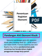 Penentuan Kegiatan Ekonomi PPT