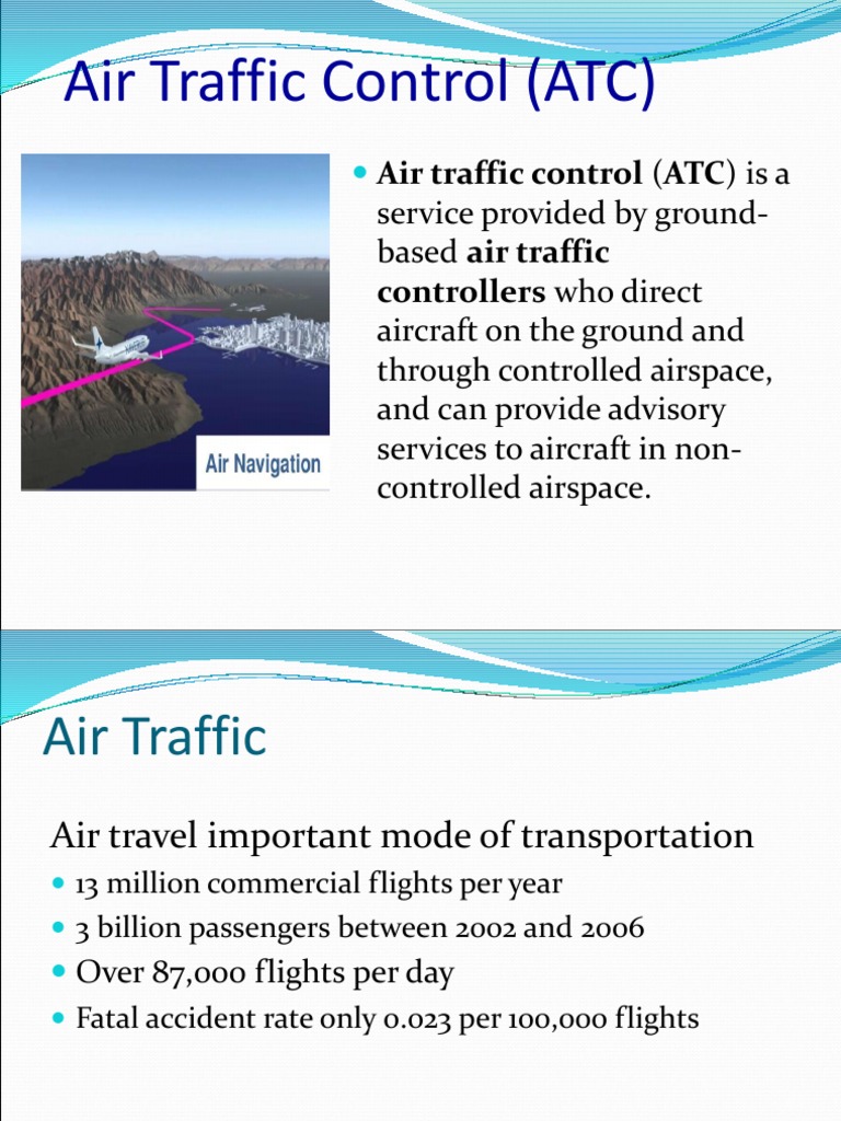 Air Traffic Control Systems Overview | PDF | Business | Technology ...