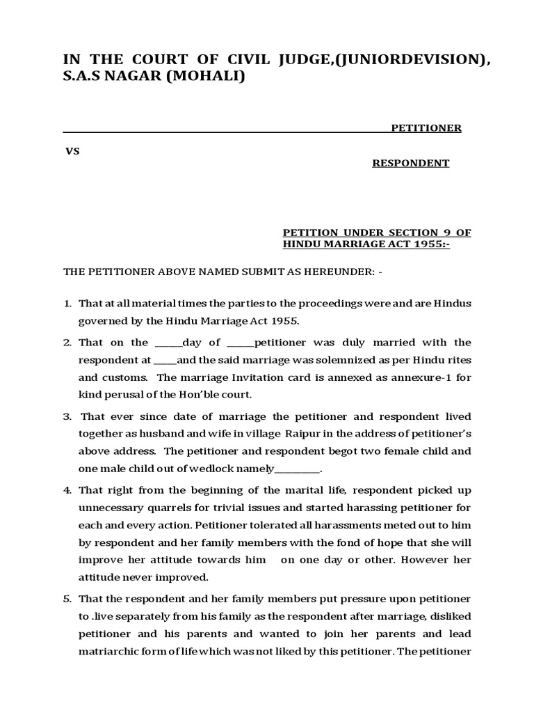 Renu Vs Gurdeep PDF Affidavit Marriage