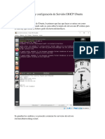 Instalación y Configuración de Servidor DHCP Ubuntu