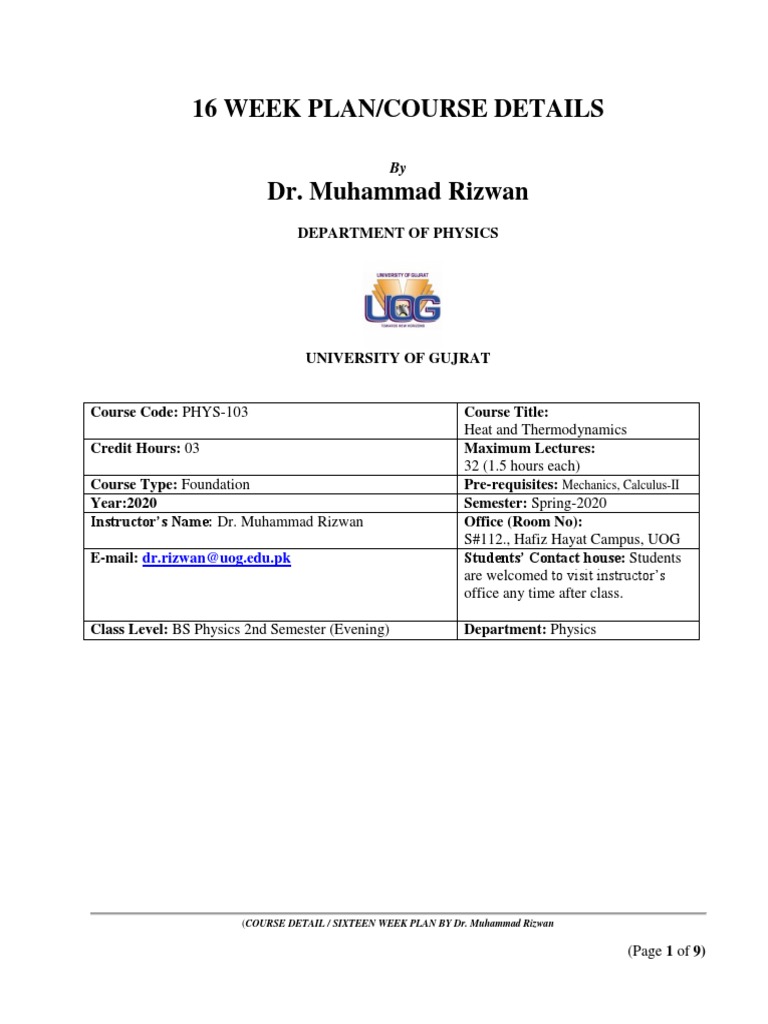 Heat And Thermodynamics Phys 103 Pdf Entropy Temperature