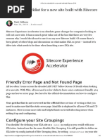 A Go-Live Checklist For A New Site Built With Sitecore SXA