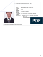 Data Lamaran GPTP XI Telkom - Muhammad Very Nugroho - Universitas Indonesia PDF
