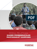 Modul Pelatihan - Kader Pemberdayaan Masyarakat Kampung PDF