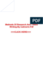 Methods of Research and Thesis Writing by Calmorin PDF