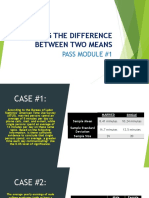 18 Testing Difference Between Two Means