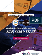 Diplomado Especializacion Siaf Siga Seace