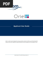 Oriel UserGuide Applicant V13 PDF