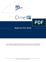 Oriel UserGuide Applicant V13 PDF