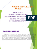 Scrub Circulate Nurse