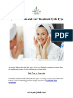 Ayurvedic Skin and Hair Treatment by Its Type