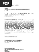 Carta Terminacion Contrato Inmobiliaria