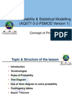 Probability & Statistical Modeling Concept