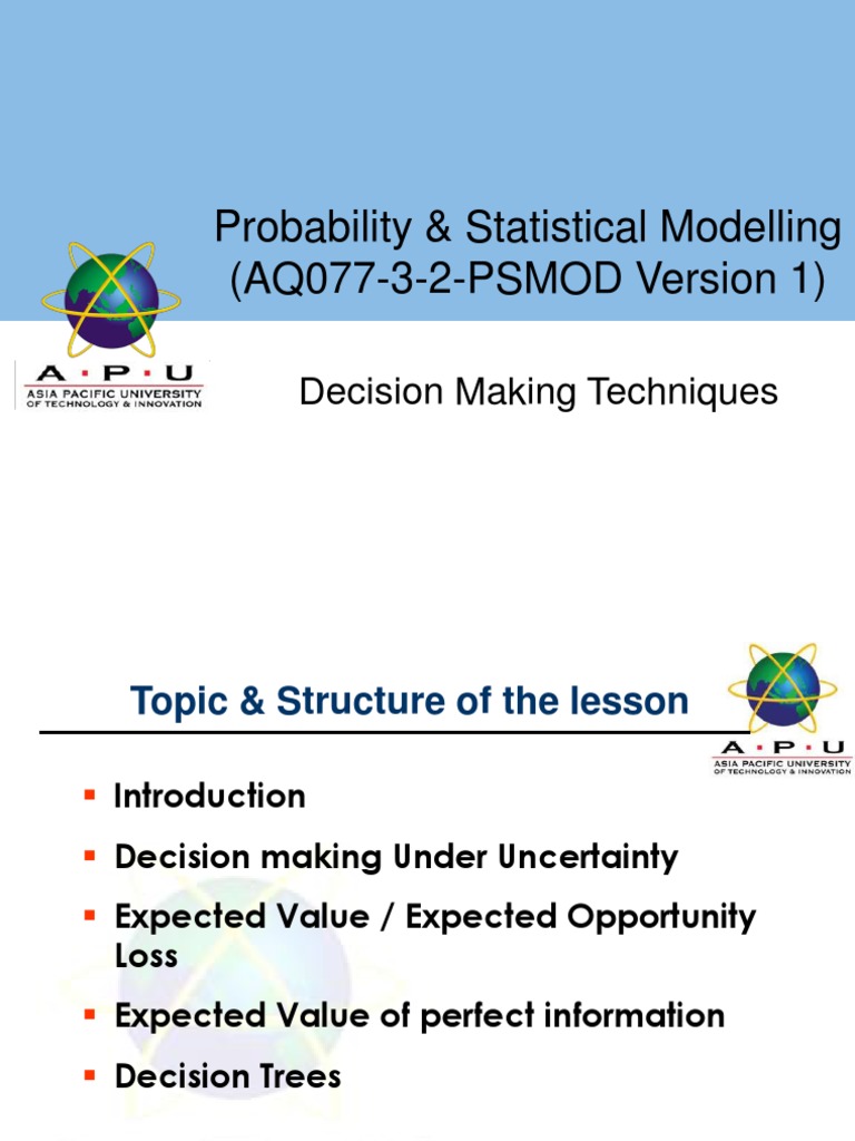 Decision Making Techniques Overview | PDF | Decision Theory | Decision ...