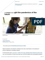 3 Ways To Fight The Pandemics of The Future - World Economic Forum