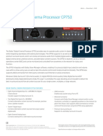 Dolby CP750 Product Sheet