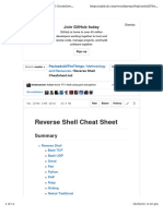 Reverse Shell Cheet Sheet