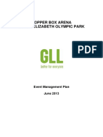 Copper Box Arena Event Management Plan