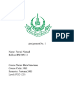 Assign 1 AIOU Data Structure