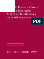 Guia de practica clinica sobre la Depresion Mayor en la infancia y la adolescencia