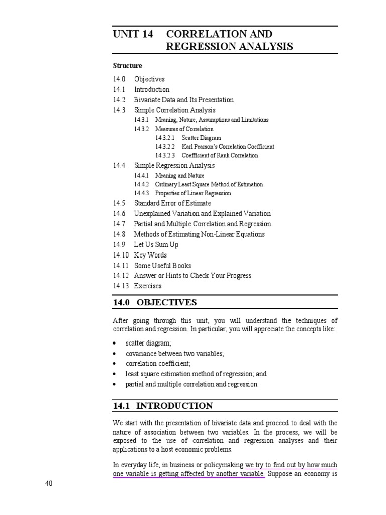 Correlation and Regression Analysis Guide | PDF | Correlation And ...