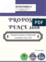 Proposal Kegiatan Peace 2018
