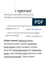 Sistem Operasi - Wikipedia Bahasa Indonesia, Ensiklopedia Bebas