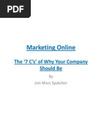 Marketing Online - 7 C's Why You Should Start Today