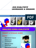 AKA - 8 Analisis Kualitatif Anorganik Dan Organik