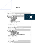 Fiscalitatea Europeana - Costea Cuprins PDF