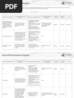 Restaurant Risk Assessment Overview | PDF | Personal Protective ...