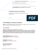 YOUR READABILITY RESULTS - ReadabilityFormulas - Com 2