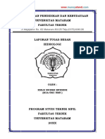 Contoh Tugas Besar Hidrologi Lengkap Teknik Sipil Pengairan PDF