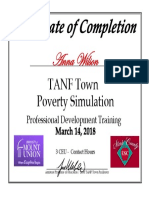 Wilson Tanf Certificates