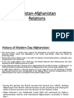 Pakistan-Afghanistan Relations