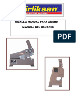 Cizalla Manual Aslak Metalworks Bir4rp8 Ref. 731024080 0 PDF