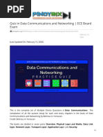 Quiz in Data Communications and Networking ECE Board Exam