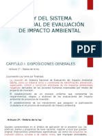 2° LEY DEL SISTEMA NACIONAL DE EVALUACIÓN DE IMPACTO