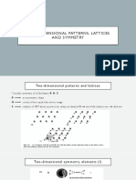 MSN307-2-Two-dimensional Patterns, Lattices and Symmetry