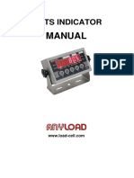 805TS Weighing Indicator Manual