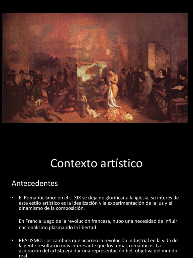 El Taller Del Pintor Análisis Pdf Pinturas