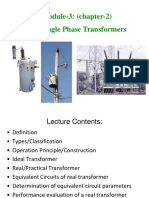 173-EE-306-Single Phase Transformers PDF